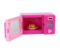 Pesoncarl Mini Four à Micro-Ondes Miniature pour Maison de poupée, Accessoires de Cuisine, Jouet Jeu rôle pour Enfants