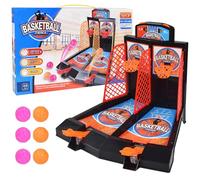 Pesoncarl Mini Jeu de Basket-Ball, Jeux de Basket-Ball interactifs Multi-Joueurs avec Dispositif Notation, Jeux Table en Plastique, Bureau Anti-Stress pour Enfants et Adultes, Cadeaux