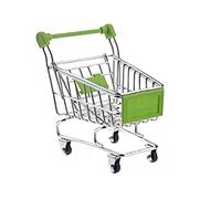 Pesoncarl Mini Panier de Courses, Accessoire de Maison poupée, Meubles Maison Jouets pour Enfants, Outils Rangement créatifs, Cadeaux fête