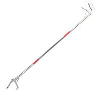 Pesoncarl Outil de Grabber de Serpent 50 3 Sections Serpent Gabber Tongs en Acier Inoxydable avec dent Dents Dentelle à collation Portable pour l'anguille, Le Poisson, Le Reptile