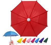 Pesoncarl Parapluie de poupée, 8 Mini parapluies colorés pour décorations, Accessoires de Maison poupée pour Cadeau fête 18 Pouces