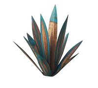 Pesoncarl Plantes d'agave en métal 13,78 Pouces décor extérieur Tequila Sculpture Rustique Metal Agave Yard Art Agave Sculpture Statue Jardin y Jardin décor Ornement Bleu, Jardin Statues extérieur