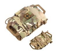 Pesoncarl Pochette de Premiers Secours, kit de Premiers Secours en Deux pièces, Sac Vide, Pochette Ceinture Multi-Poches, Petit Sac médical en Tissu Oxford imperméable pour Le Camping, la randonnée