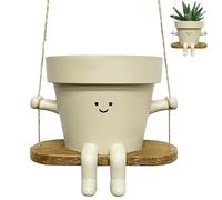 Pesoncarl Pottes de Plante intérieure, Casserole de Plante balançante, planteur Suspendu, Support de Plante Suspendue de 4 Pouces, Pots de Plante à souri
