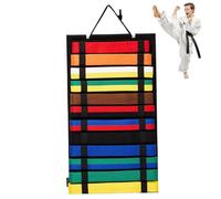 Pesoncarl Présentoirs de Ceinture, présentoir de Ceinture karaté, présentoir Taekwondo léger et plié, Support karaté en Feutre Anti-poussière, Parfait pour Les Amateurs d'arts Martiaux