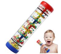 Pesoncarl Rainmaker 8 Pouces drôle de Pluie bâton bébé Jouet hochet hochet Tube éducatif Rainmaker Jouet bébé Plastique Musique Instrument auditif sensoriel, Instruments de Musique