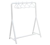 Pesoncarl Rangement de vêtements de poupée avec 6 cintres poupée, échelle 1:12, Mini Porte-vêtements en Plastique réaliste, Meubles Maison pour Chambre à Coucher, Accessoires indispensables, ca