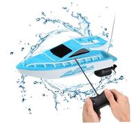 Pesoncarl RC Boat Mini Electronic Funny Imperproping Racing Boats Toy avec télécommande pour Enfants (Pas de Batterie) Bleu, dispositifs à télécommande contrôlés par Applications