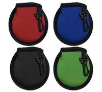 Pesoncarl Sac de Nettoyage de Club Golf, 4 pièces, Confortable, résistant à l'usure, Pochette Nettoyage Balle Golf Portable avec Crochet pour Hommes et Femmes