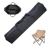 Pesoncarl Sac de Tente 47x8x8 Sac de Rangement en Tissu Oxford imperméable Rangement Tente Pliable pour pêche à la pêche, trépied, Parapluie, randonnée en Camping