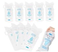 Pesoncarl Sacs d'urine jetables, Sacs de Pipi Portables de 10pcs 700 ML, en vomi Fuite avec Manche, urinoirs tournée pour Hommes Femmes, Enceinte, Patient, Camping, embouteillages