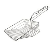 Pesoncarl Scoop de litière pour Chats Scoop de litière Fer et Robuste avec Manche Ergonomique Easy Wash Hollow-Out Poop Scooper pour la Maison, Scoops