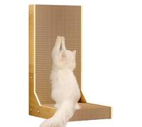 Pesoncarl Scratteur de Chat en Forme de L, Carte grattage Chats 20 Pouces Hauteur protégeant Le Papier ondulé Papier ondulé pour Animaux Compagnie intérieurs, grattements