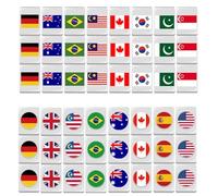 Pesoncarl Sea Side Escape Tile, Tile Game Set Comprend 48 tuiles 24 mm Pattern Push Tile Game for Adults Kids Kids Portable Mahjong Tile Set pour Spring Picnic Party