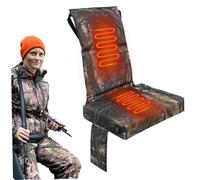 Pesoncarl Siège de Chasse chauffé avec Dossier à 3 greées Température de Chaise Chasse chauffée Chaise chauffée autoportante Coussin siège d'arbre résistant à l'eau pour, Camping, pêche, Sport