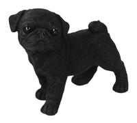 Pesoncarl Simulation de Statue de Carburant 4.7x2.2x3,9 Pouce State de Chien Résine DIY DIY Pug Figurine Facile à Nettoyer Statues pour Chiens DÉCOR Home pour Garden Yard PARWN Supplies