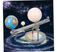 Pesoncarl Sun Earth Moon Orbital Model 8x4x7 Géographie éducative Système solaires Modèle Système solaires en Plastique Luminal Toys for Science Expériences, Cadeaux pour Enfants