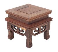 Pesoncarl Support de Plante à l'intérieur, Support de Plante en Bois sculpté de 3,2x3 Pouces, Support de Plante Vintage pour Une théière de Lampe en Vase, Cadeau pour Les Amis et la Famille