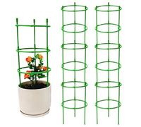 Pesoncarl Supports des Cages de Plantes, enjeux de Plante 1 Ensemble 12 Couches de Support de Plante Planifier Les enjeux de 7,9 Pouces