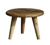 Pesoncarl Tabouret pour Plantes, Support Rond pour Plantes en Bois de 9 Pouces, Petit Tabouret décoratif en Bois pour Pots de Fleurs, intérieur, extérieur, Jardin, Patio, Jardin