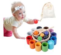 Pesoncarl Toys sensoriels pour bébés, balles en Coupe