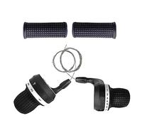 Pesoncarl Twist Twist Grip Shifter Handle Bike Brake Lever Cycling Derilleur Transmission 1pair 3x7 Vitesse, Shifters