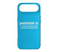 Pessimiste Definition Ancien Optimist Humour Sarcastique drôle Coque pour iPhone Air