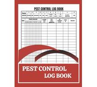 Pest Control Log Book, Pest Control Record Keeping Book