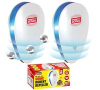 PEST GUARD Répulsif électronique à ultrasons, anti-moustiques, araignées et cafards pour une prévention sûre et sans produits chimiques