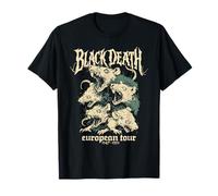 Peste Rat Black Death European Tour Occult T-Shirt
