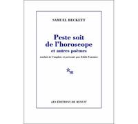 Peste soit de l'horoscope et autres poèmes - Samuel Beckett - Minuit - broché - Poésie