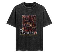 Pestilence Malleus Maleficarum Death Metal Asphyx Black T-Shirt Printed Tee Graphic Top for Men Unisex Shirt S