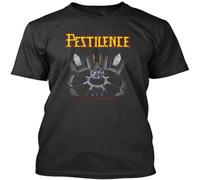 Pestilence Testimony of The Ancients Death Thrash Metal Band T Shirt Black L