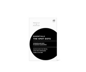 Pestle & Mortar Points : points hydrocolloïdes pour éliminer rapidement les taches. Points ultra fins conçus pour un port discret pendant la nuit, ciblant efficacement les éruptions d'acné pendant que