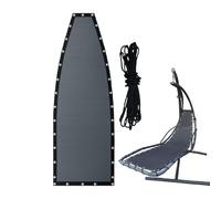 Pestro de rechange chaise de swing - Couvercle de siège des hamacs, coussin extérieur | Tissu de rechange pour banc suspendu de jardin, coussin de lit pour balcon pour cour d'angle