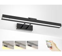 PESUTEN Lampe pour tableau à piles, lampe d'art sans fil de 40,6 cm pour peintures, CCT à intensité variable, rechargeable par batterie, lumière d'image avec télécommande pour galerie, cible de