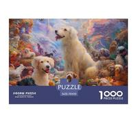Pet 1000 Piece Educational Jigsaw A Loyal Dog Puzzle, Ideal Gift for Children Adults, British Family Interactive & Stress Relief Toy 70x50cm/1000pcs