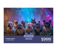Pet 1000 Piece Jigsaw A Loyal Dog Puzzle, Educational Puzzle for Kids and Adults, Cognitive Development Family Leisure Toy 70x50cm/1000pcs