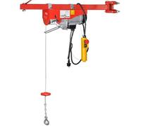 PET Ascenseurs/monte-charges Treuils Palan électrique 1000 W 200/400 kg 38 x 14,5 x 20 cm