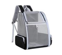 Pet Backpack Carrier, Breathable Mesh Dog Backpack, Ventilated Design Outing Bag, Portable Puppy Carrying Bag 16.54x14.96x12.6 inches for Travel and Outdoor Adventures