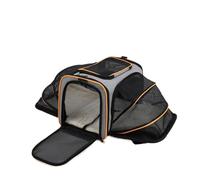 Pet Backpack， Sac à Dos de Transport for Animaux de Compagnie, for Chats et Chiens, idéal for Les Voyages en extérieur avec Vos Animaux de Compagnie.,for Pets(Gray Parry Orange)