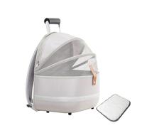 Pet Backpack, Sac à Dos de Transport Transparent et Portable for Chiens et Chats, idéal for Le Printemps et l'été. Grande capacité, Parfait for Les Voyages avec Un Chiot.,Pet Supplies(Agate Grey)