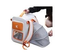 Pet Backpack， Sac à Dos Extensible Grande capacité for Chat, Respirant et Pliable, idéal for Les Voyages avec des Animaux de Moins de 7,5 kg.,for Pets(Beige)