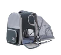 Pet Backpack， Sac à Dos Portable Respirant for Chat, idéal for Les activités de Plein air. Sac à bandoulière Extensible.,for Pets(DarkGreen)