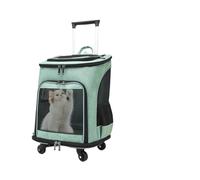 Pet Backpack， Sac de Transport Portable for Chat - Sac de Voyage Multifonctionnel, Pliable et détachable for Animaux de Compagnie avec Fermeture éclair,for Pets(Beige)