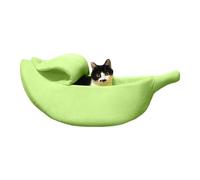 Pet Banana Nest - Hideaway, Cute Fruit | Coussin De Flanelle Doux, Maison Conception Banane Chaude, Pod Couchage En Peluche Jaune, Chair Confortable Pour Chatons, Hamsters, Chinchillas, Petits Animaux