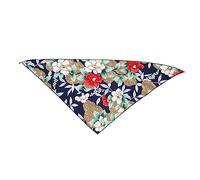 Pet Bandanas Cute Printed Soft Comfortable Washable Cotton Dog Bibs Scarf for Photograph Party Travel (L)