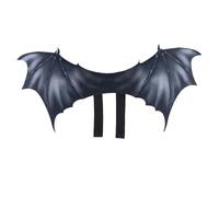 Pet Bat Wings - Cute Cat Dog Halloween Bat Wings | Adaptable Pet Costumes with Pumpkin Bells for Halloween Puppy Kitten Cosplay Props for Peț Dress Up Puppy Festival Party Club Outdoor