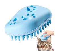 Pet Bath Brush, Dog Massage Brush, Multi Functional Shampoo Sponger, 3.82x2.76x1.57 inches Soft Shower Comb, Cat Scrubber for Kitten, Cats, Puppy, and Dogs