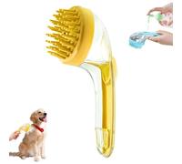 Pet Bath Brush with Shampoo Dispenser, 2025 New Dog Bath Massage Brush Scrubber, Pets Grooming Massage Brush for Short & Long Hair(C)